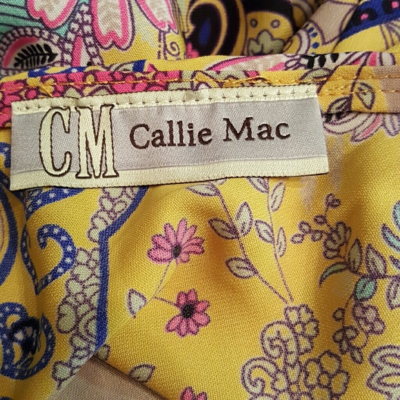 Callie Mac Dress with Fringe Trim Size L - Picture 5 of 6